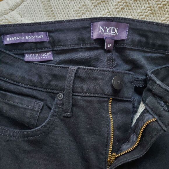 ✨ NYDJ ✨ Barbara Bootcut Jeans - [2 Petite=26×28, Black] - Picture 11 of 13